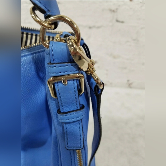 Kate Spade Blue Cobble Hill Small Ella Crossbody Tote Handbag Purse - Picture 9 of 13